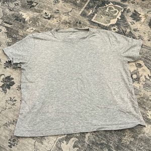 Everlane grey boxy tee